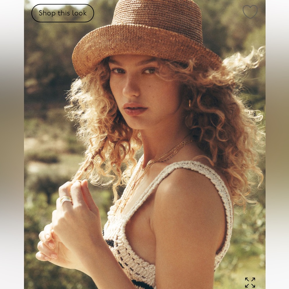 Madewell Tan Straw Hat